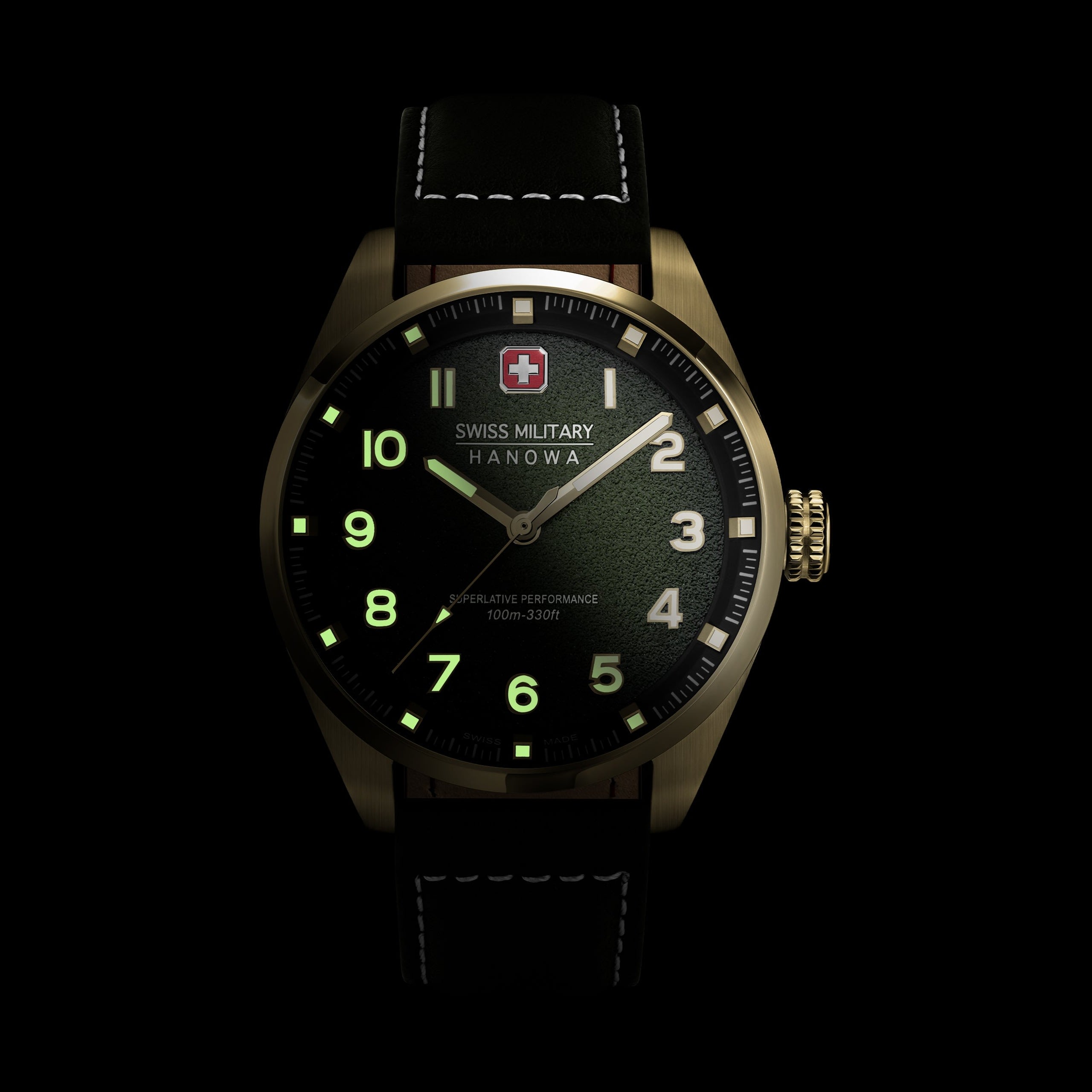 Swiss Military Hanowa Greyhound - Olive green