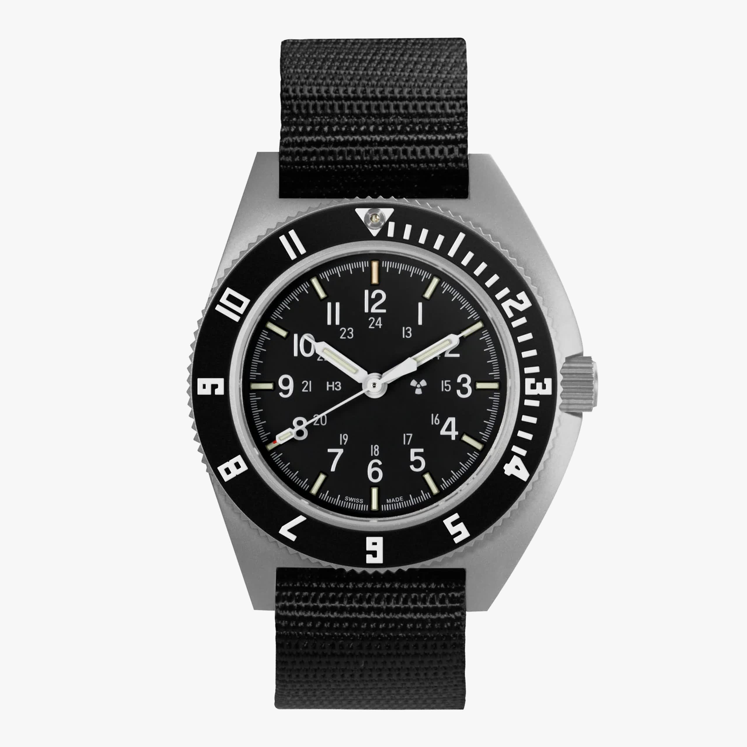 Marathon Steel Navigator Automatic (SSNAV Auto) on Ballistic Nylon