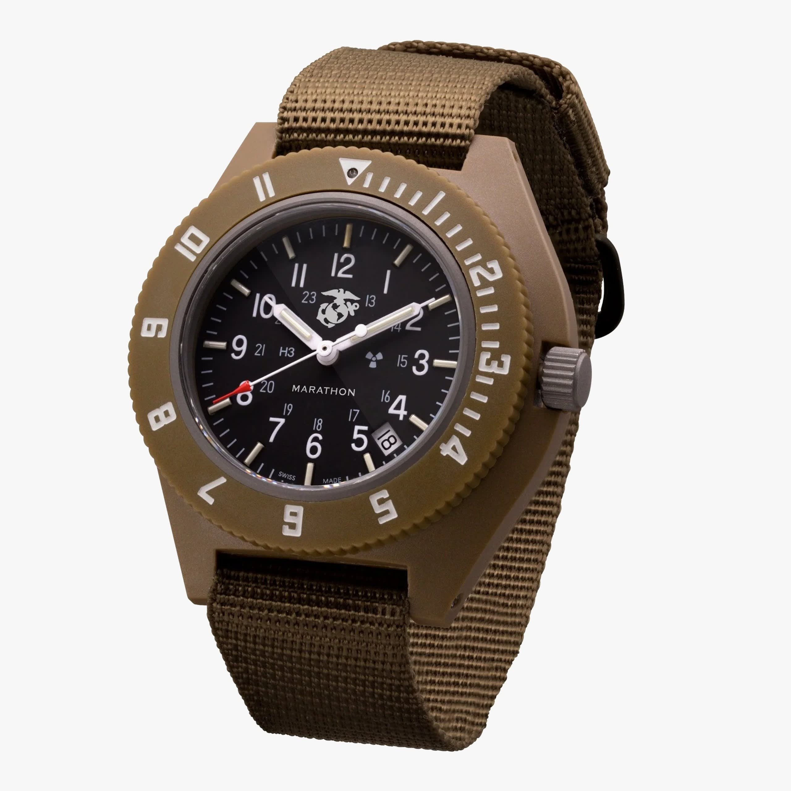 Marathon Official Usmc Desert Tan Pilot's Navigator with Date (Ballistic Nylon)