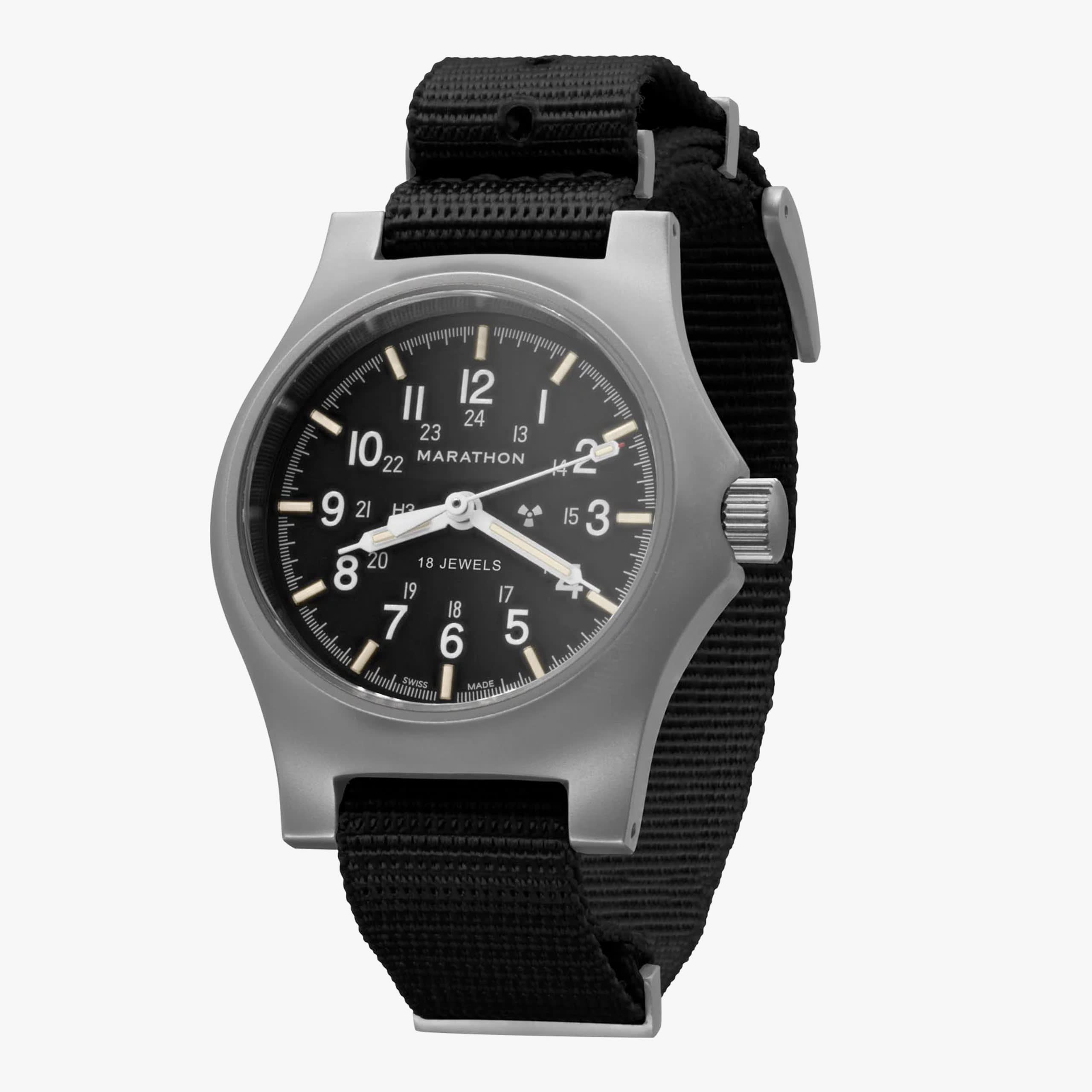 Marathon Officer's Mechanical (GPM) on Nylon Defstan (US Gov / Black)