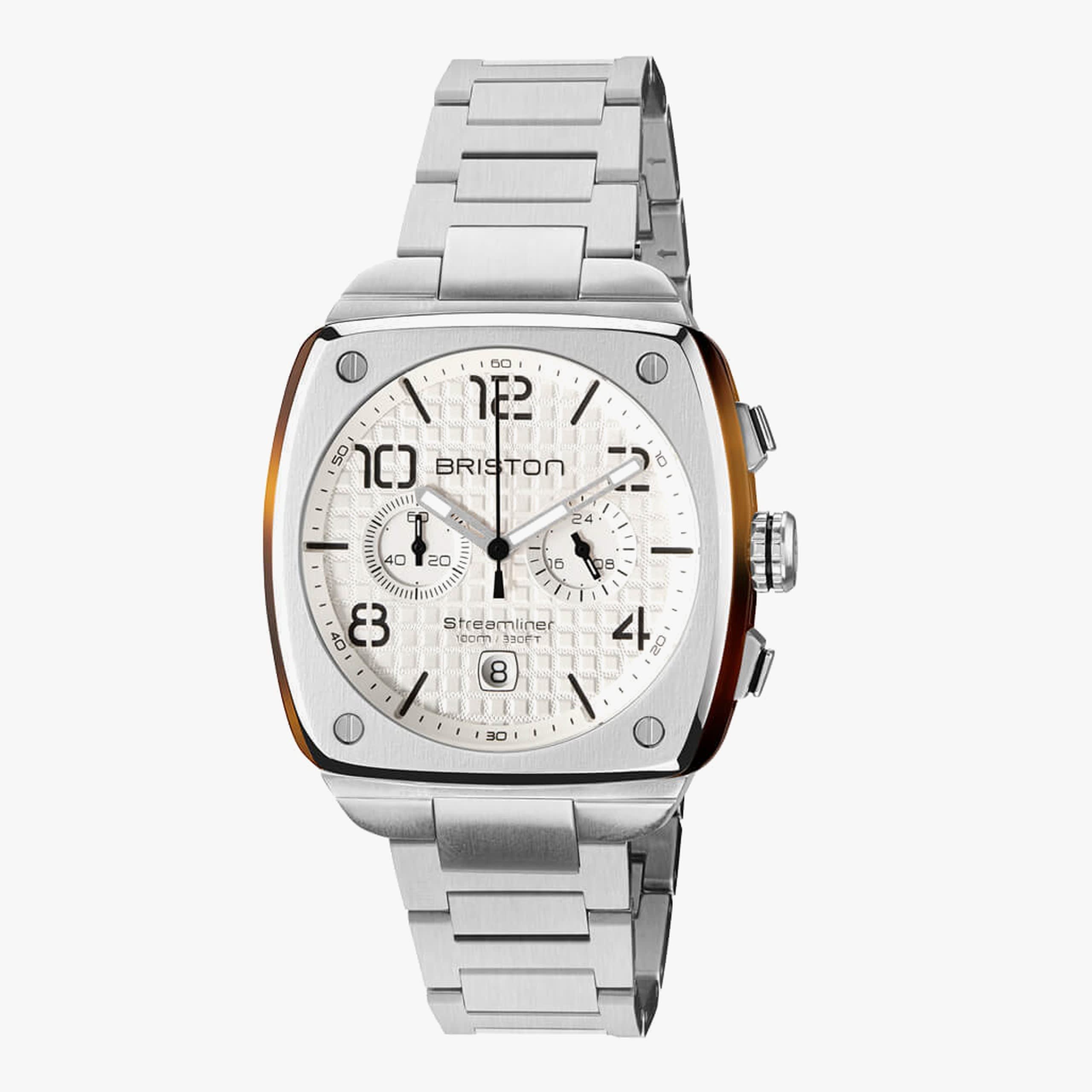 Briston Streamliner Urban - Chrono - Acero - Blanco