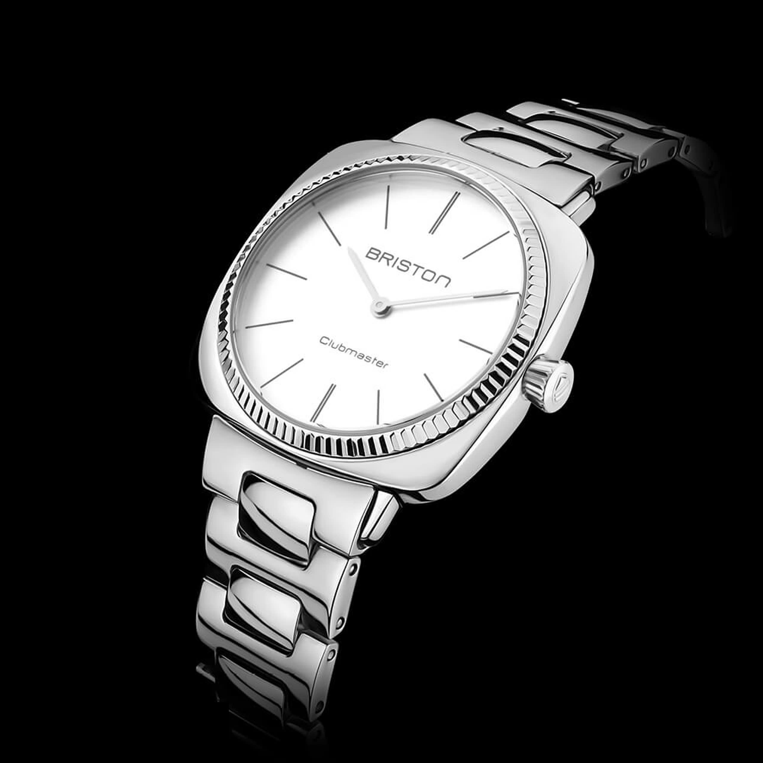 Briston Clubmaster Elegant - Steel - White