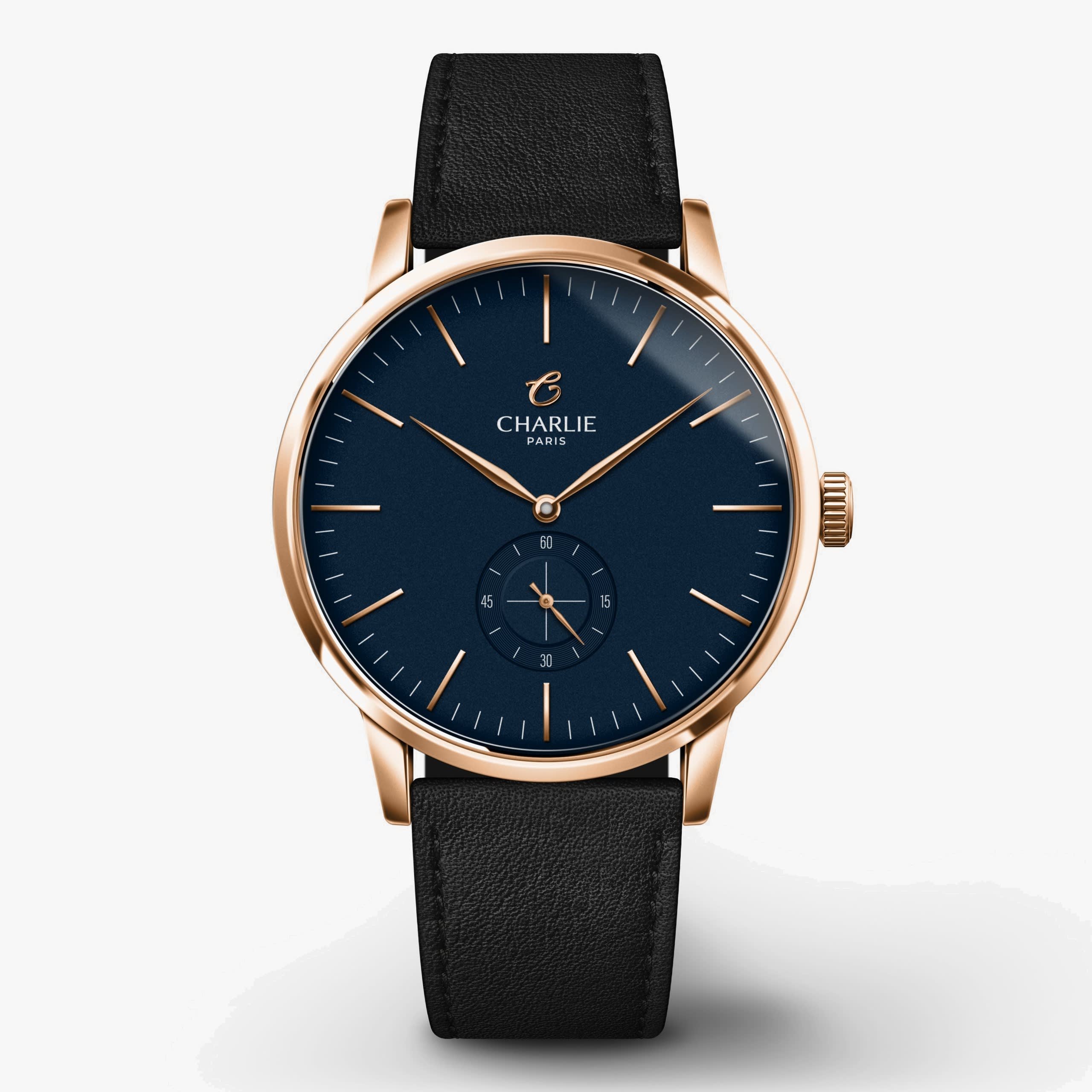 Charlie Paris Horizon - Rose gold &amp; blue