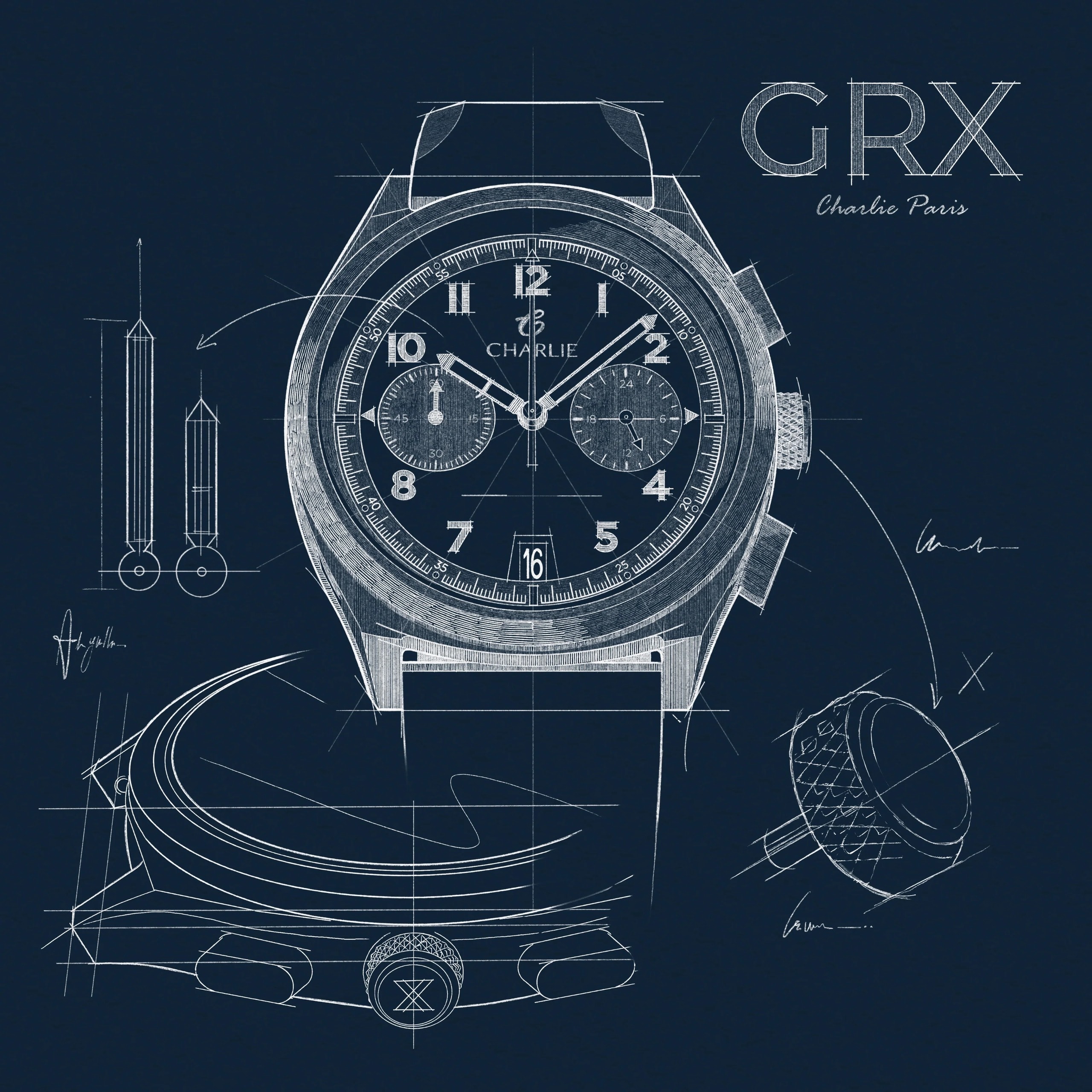 Charlie Paris Grx - Chronograph - Evo-iv