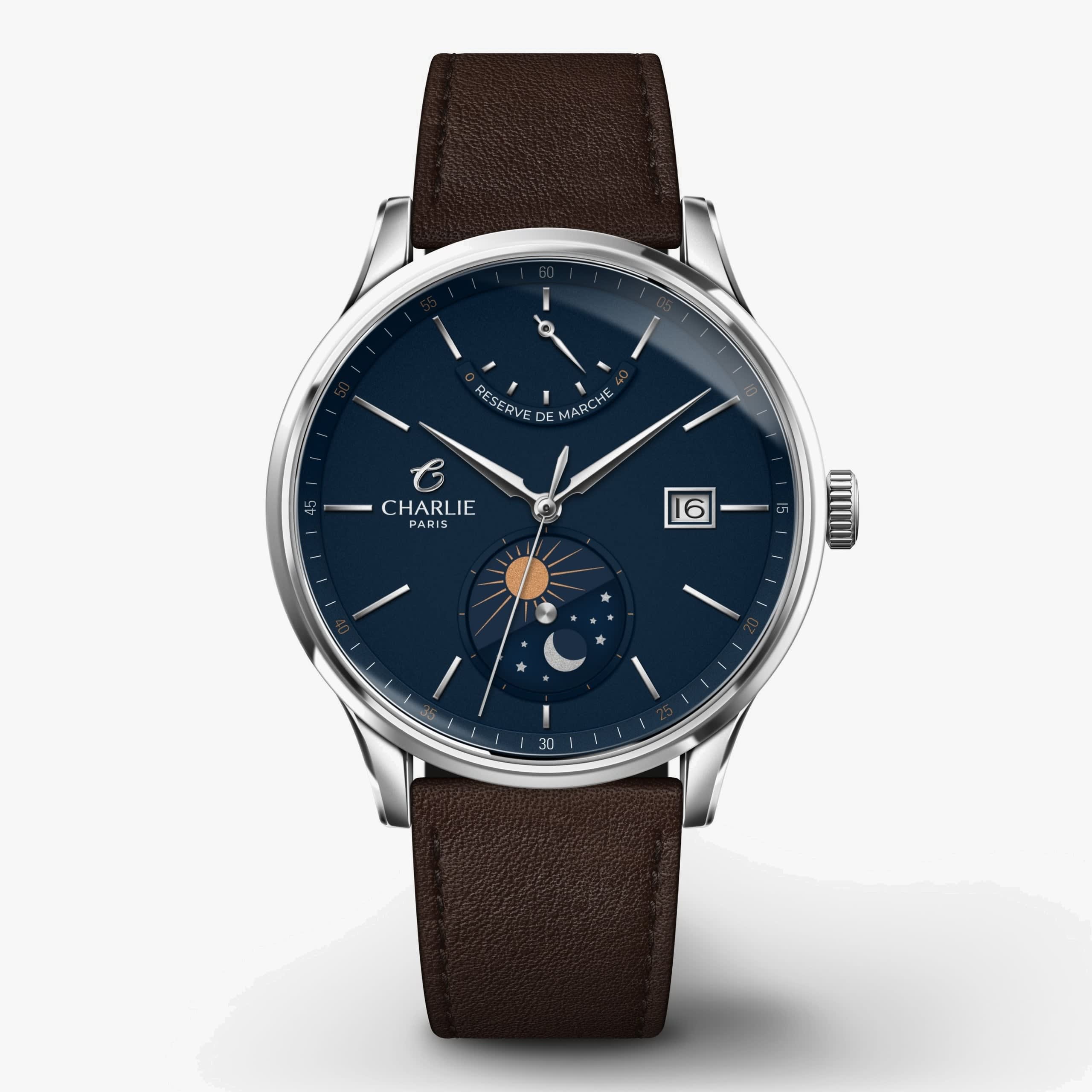 Charlie Paris Initial - Day/Night - Blue