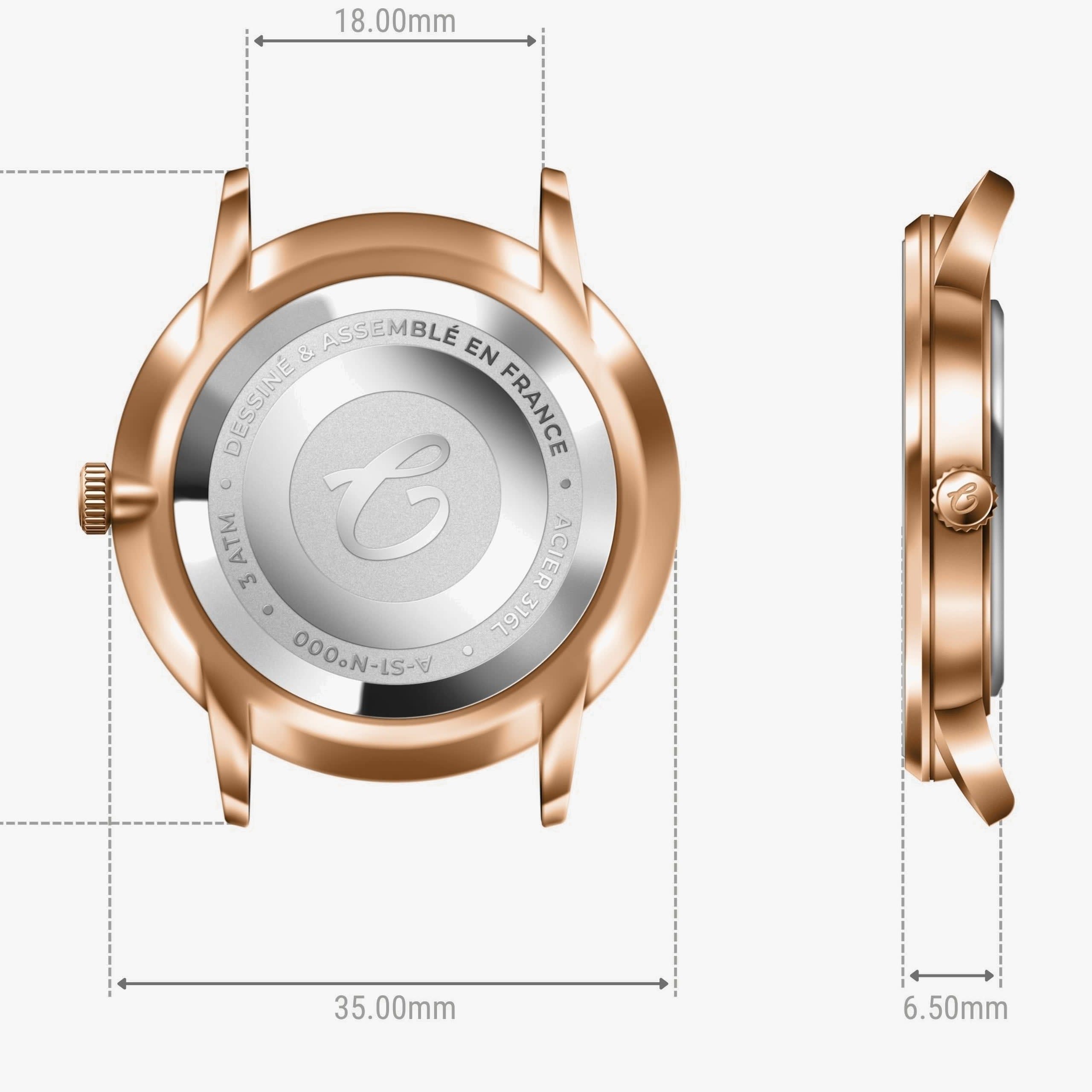 Charlie Paris Sully 35 - Rose gold