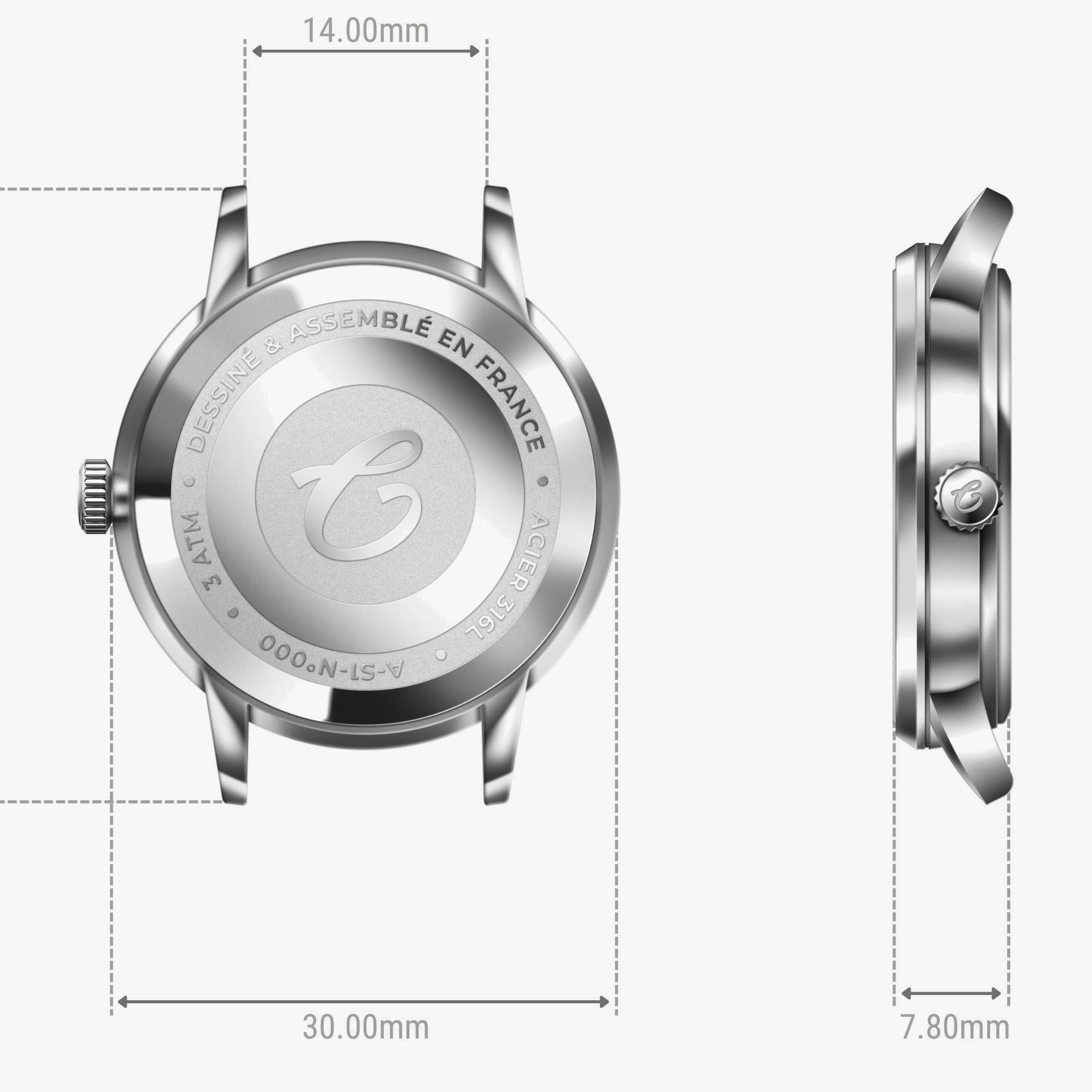 Charlie Paris Sully - Moon Phase - Steel