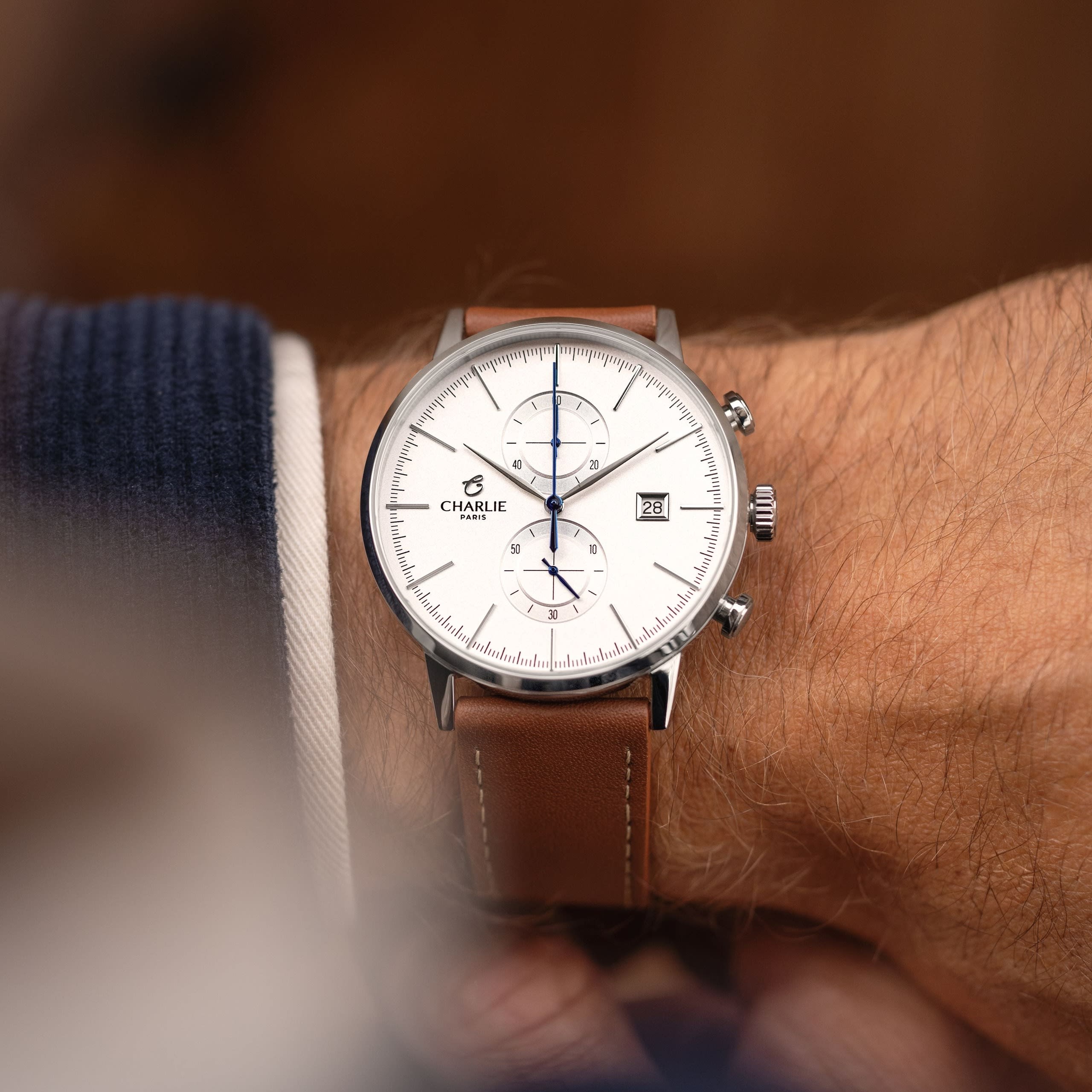 Charlie Paris Horizon - Chronograph - White