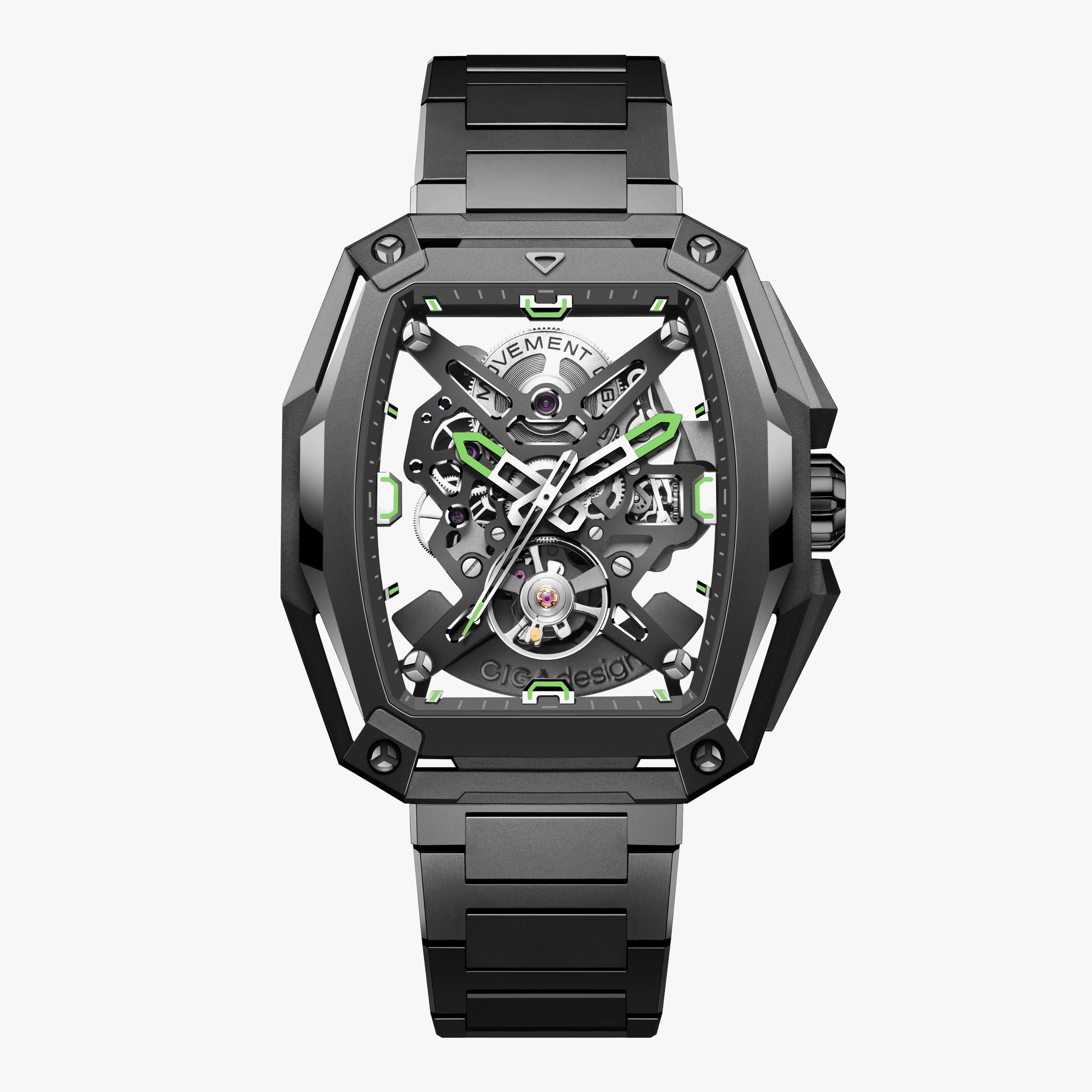 Ciga Design Skeleton Automatic Hunter Titanium Carbon