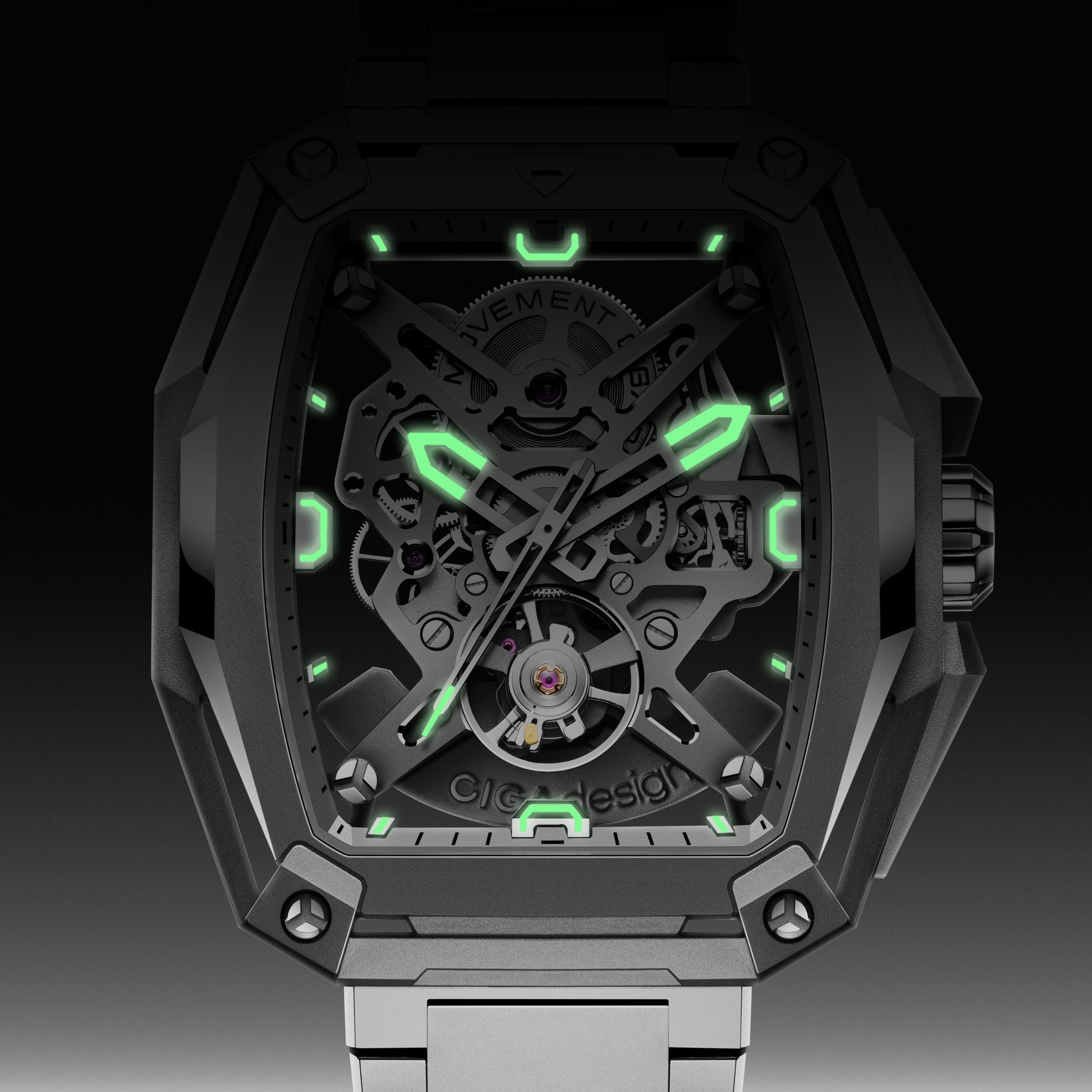 Ciga Design Skeleton Automatic Hunter Titanium Carbon