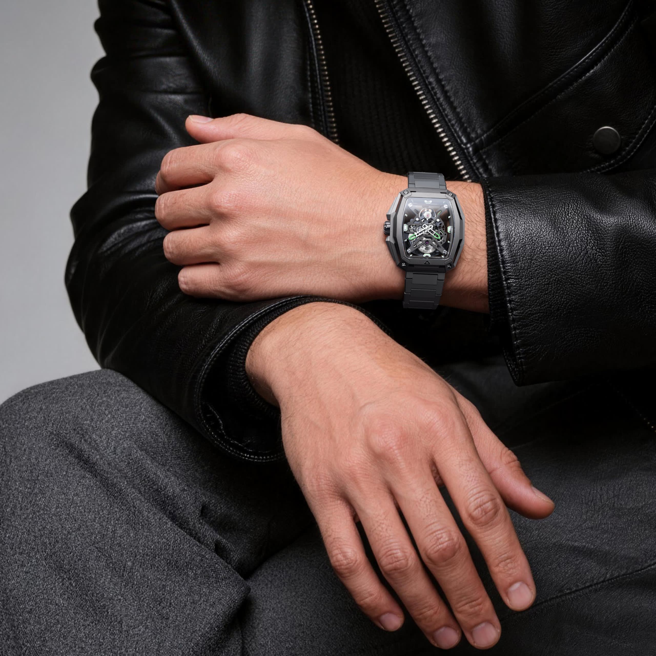 Ciga Design Skeleton Automatic Hunter Titanium Carbon