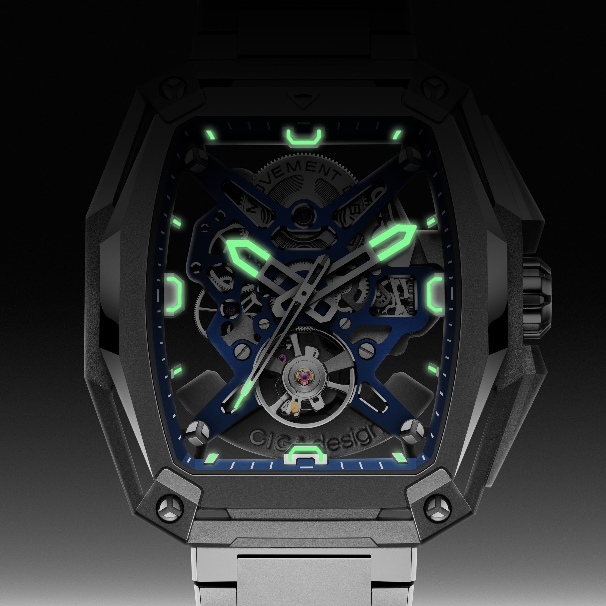 Ciga Design Skeleton Automatic Hunter Titanium Carbon