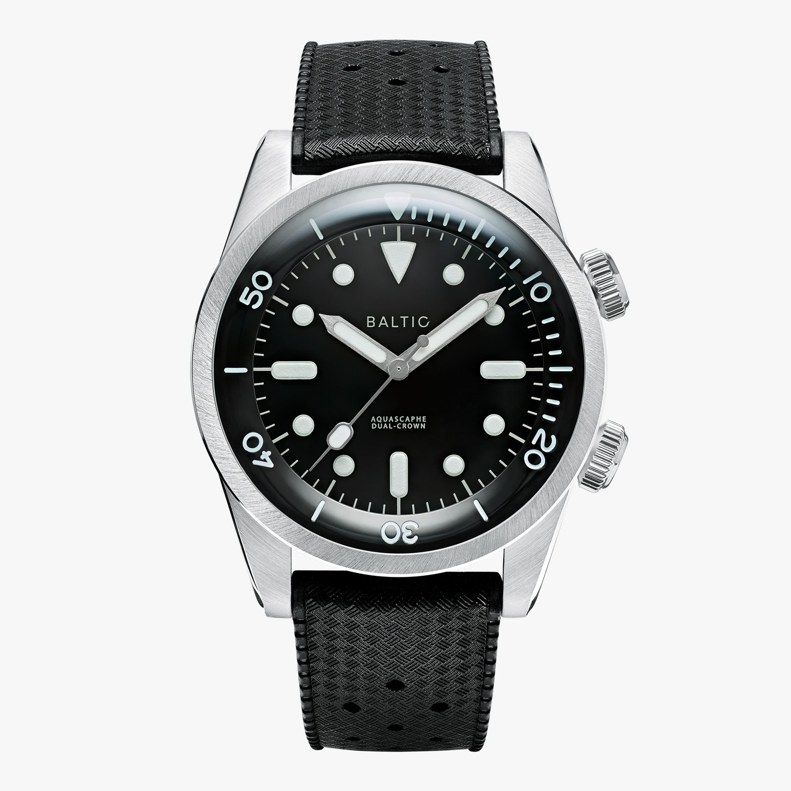 Baltic Aquascaphe Dual-Crown - Black - Caucho Negro