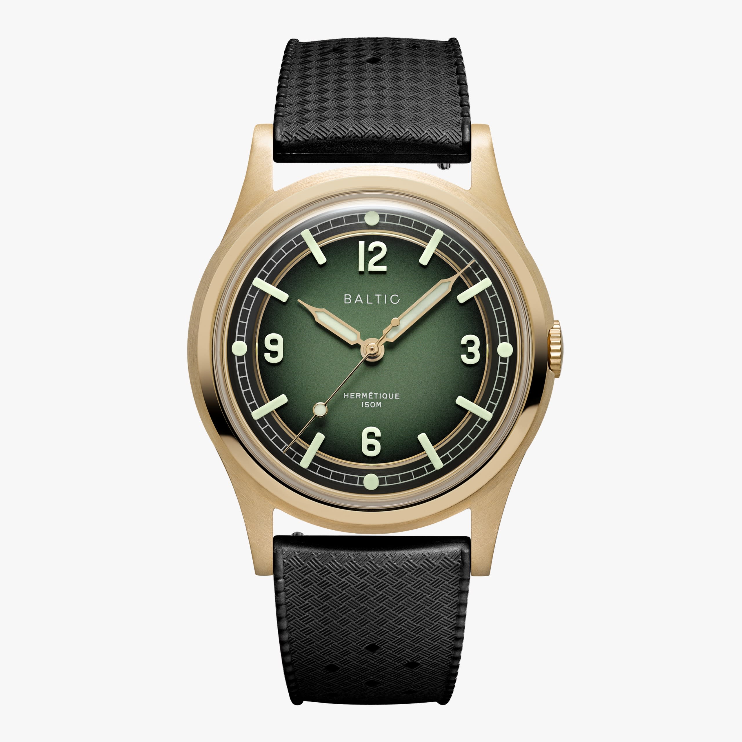 Baltic Hermétique Tourer Bronze - Green - Caucho Negro