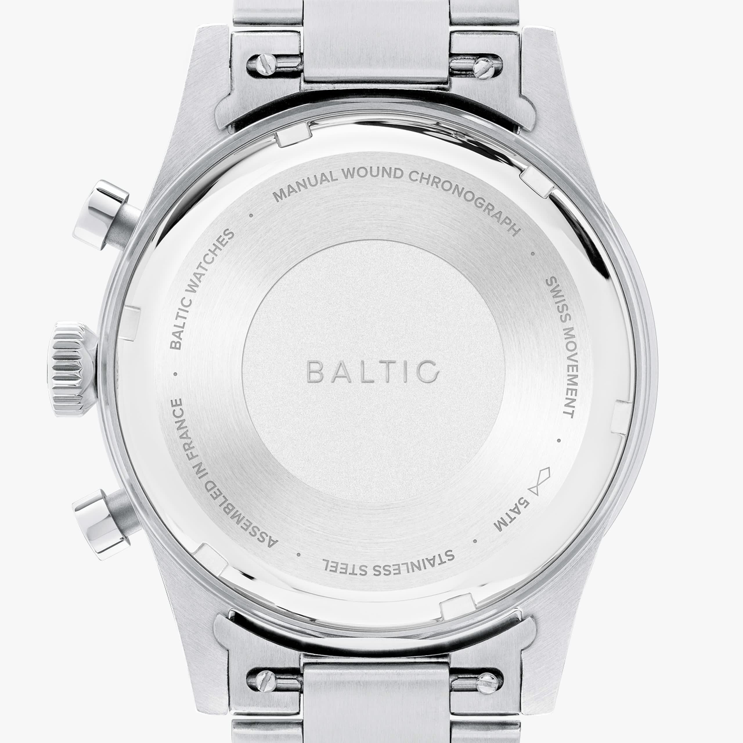 Baltic Scalegraph Classic - Reverse Panda - Bracciale Flat Link