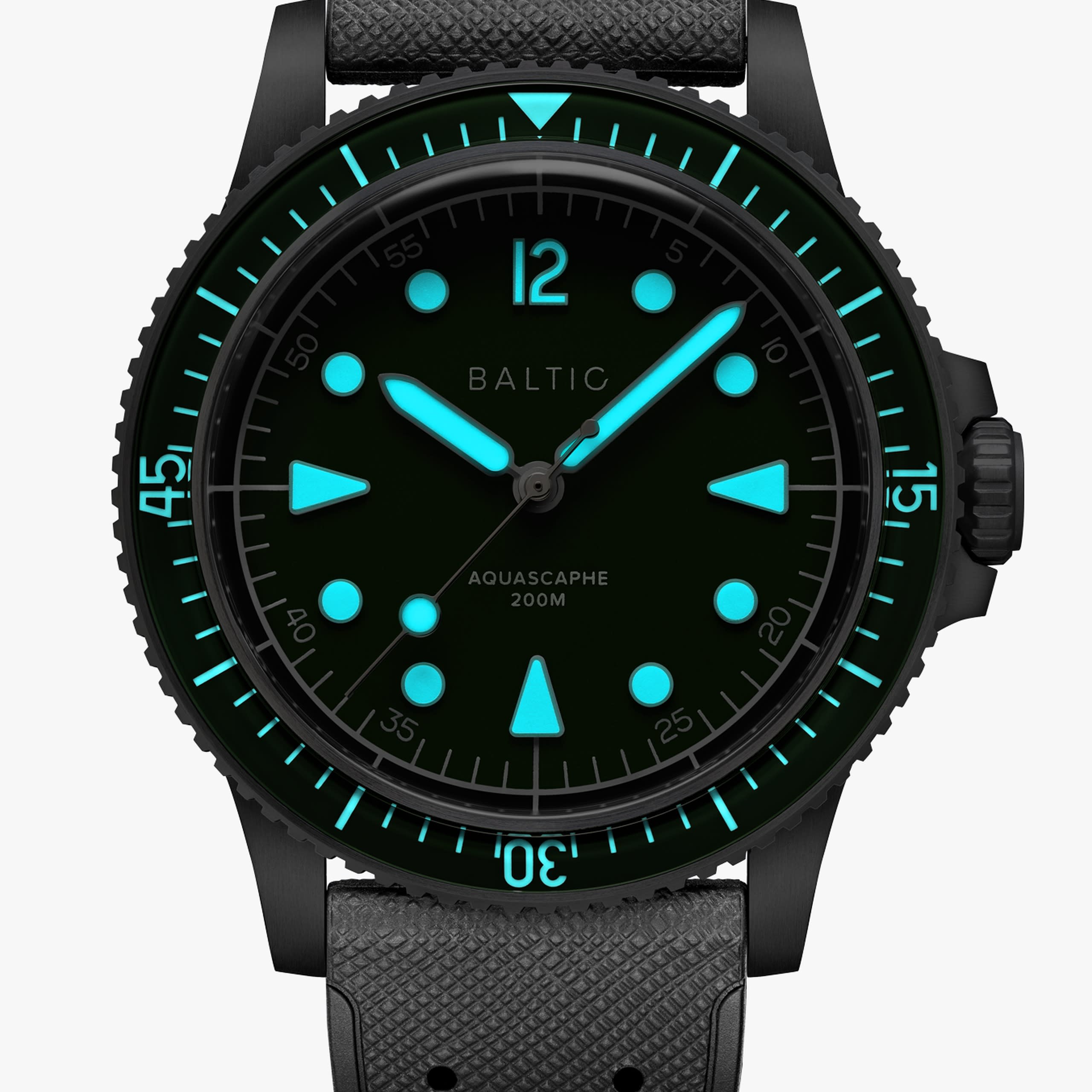 Baltic Aquascaphe MK2 - Green - 39.5mm - Brazalete Beads of Rice