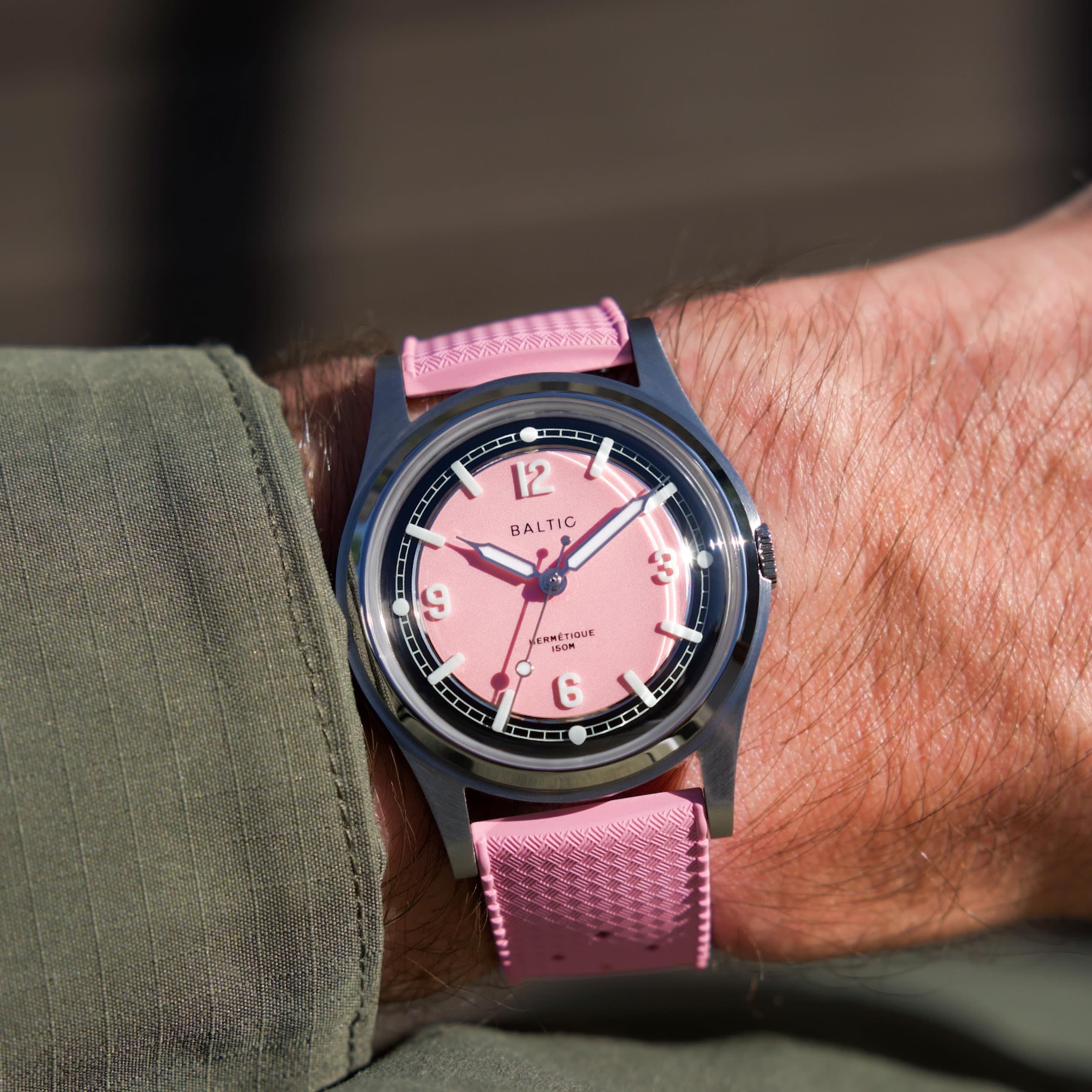 Baltic Hermétique Summer - Pink - Brazalete Beads of Rice