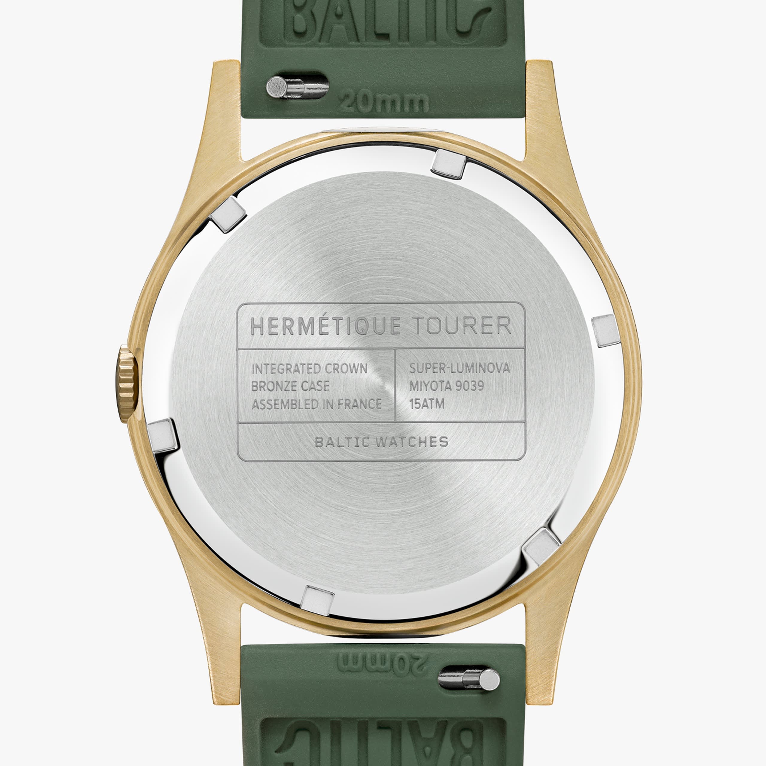 Baltic Hermétique Tourer Bronze - Green - Caucho Negro