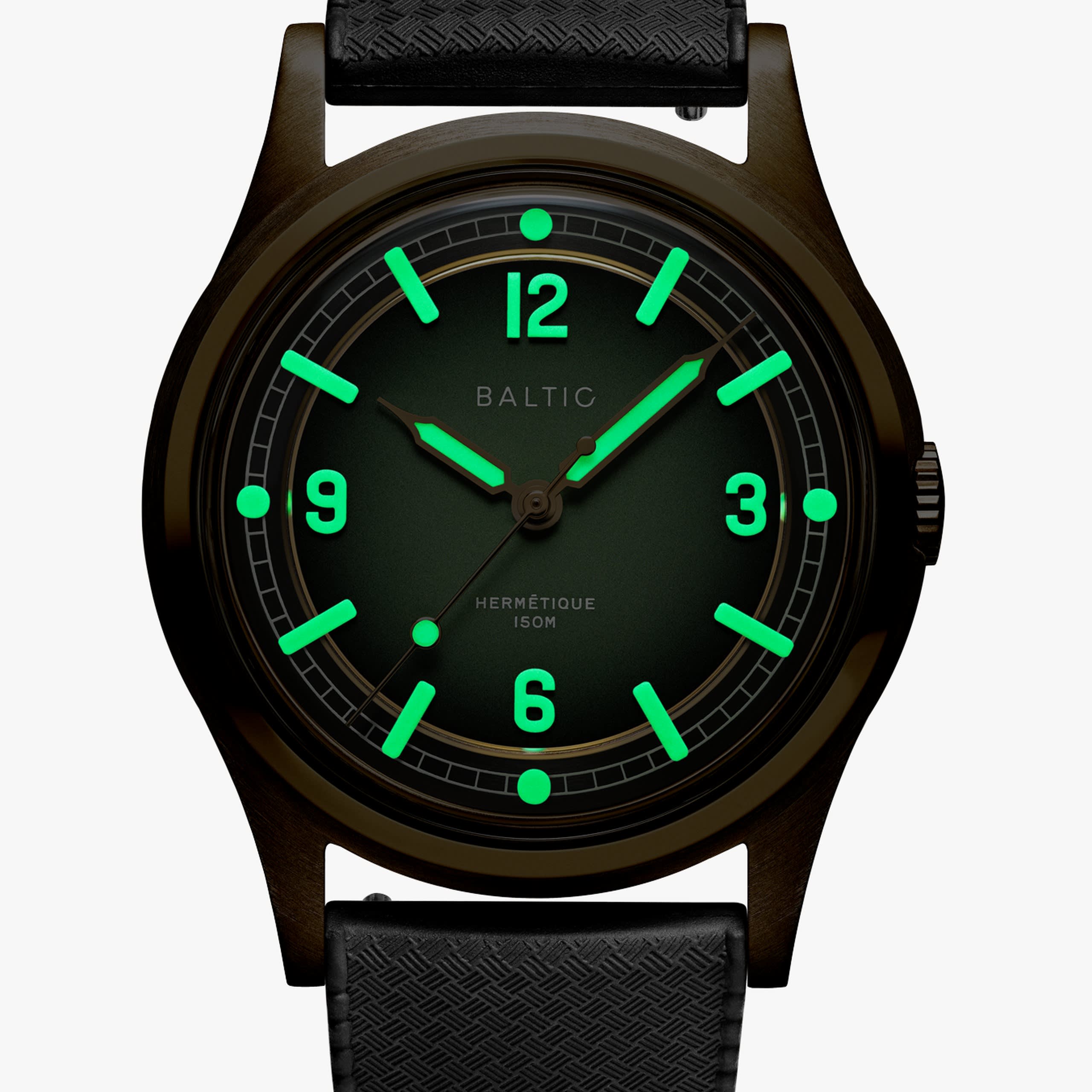 Baltic Hermétique Tourer Bronze - Green - Caucho Negro