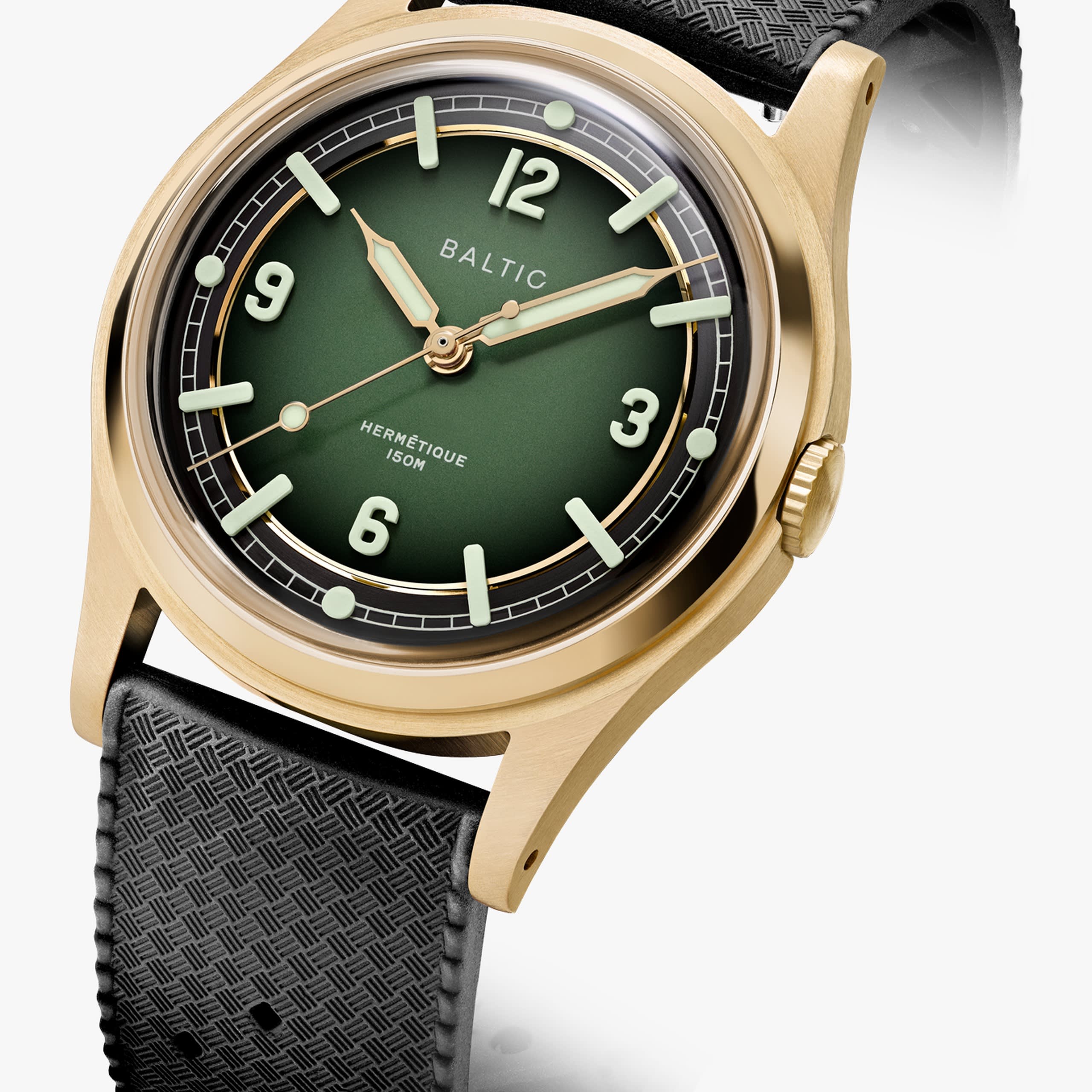 Baltic Hermétique Tourer Bronze - Green - Caucho Negro