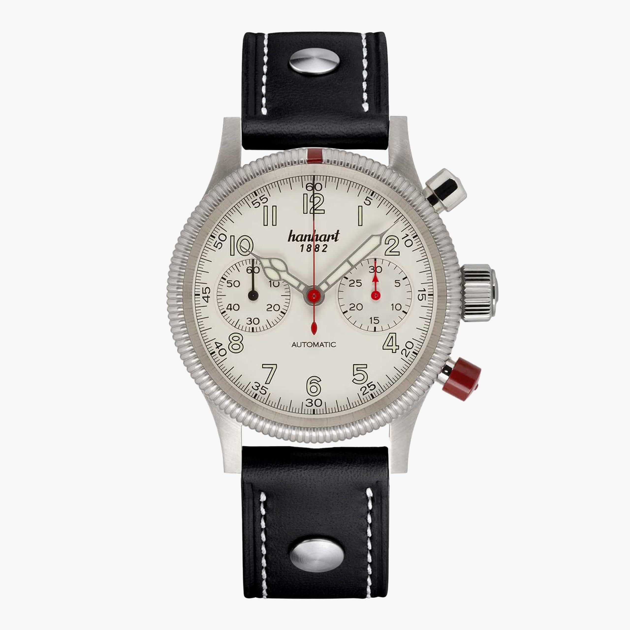 Hanhart Pioneer Mk II antique white, 40 mm