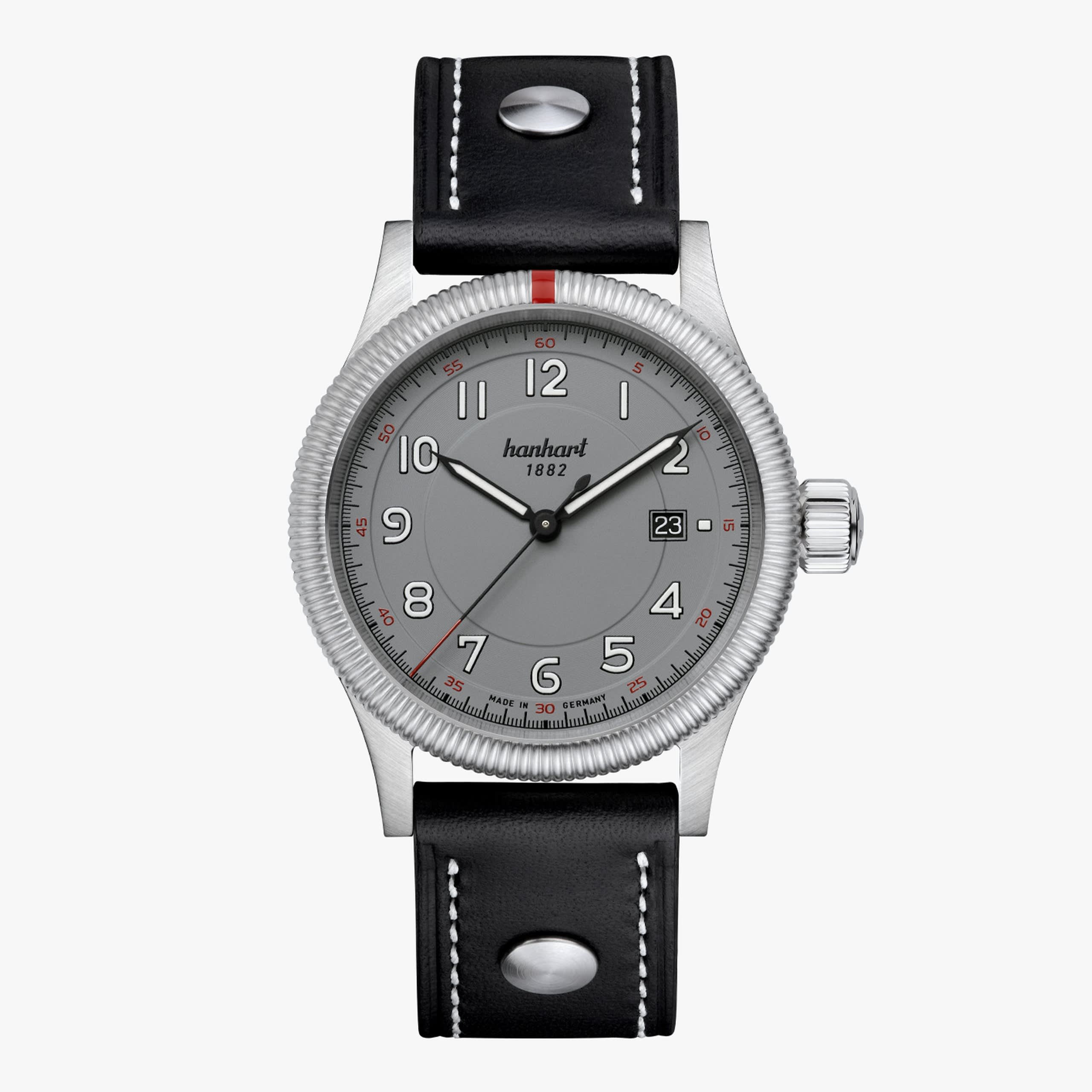 Hanhart Pioneer One gray, 42 mm