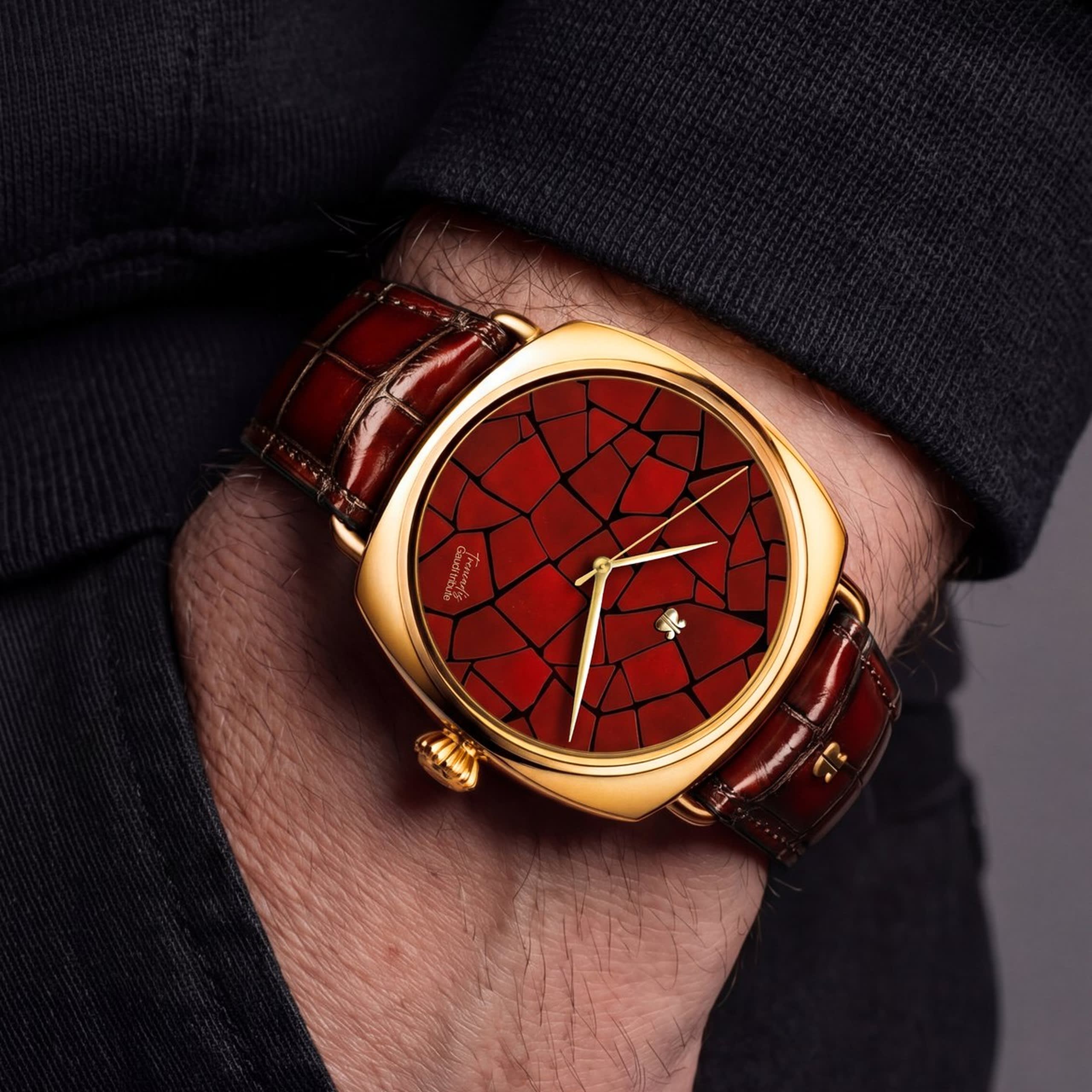 Indie Watch Trencadís Carmesí - Alligator Azul
