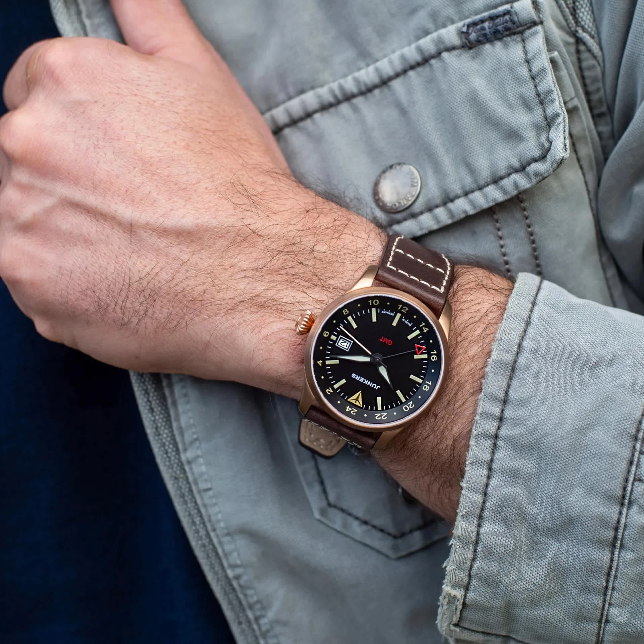Junkers Flieger GMT Automático