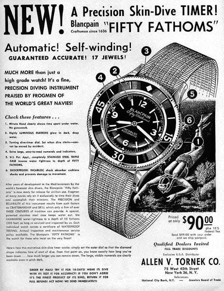Fifty Fathoms: The First Modern Diving Watch