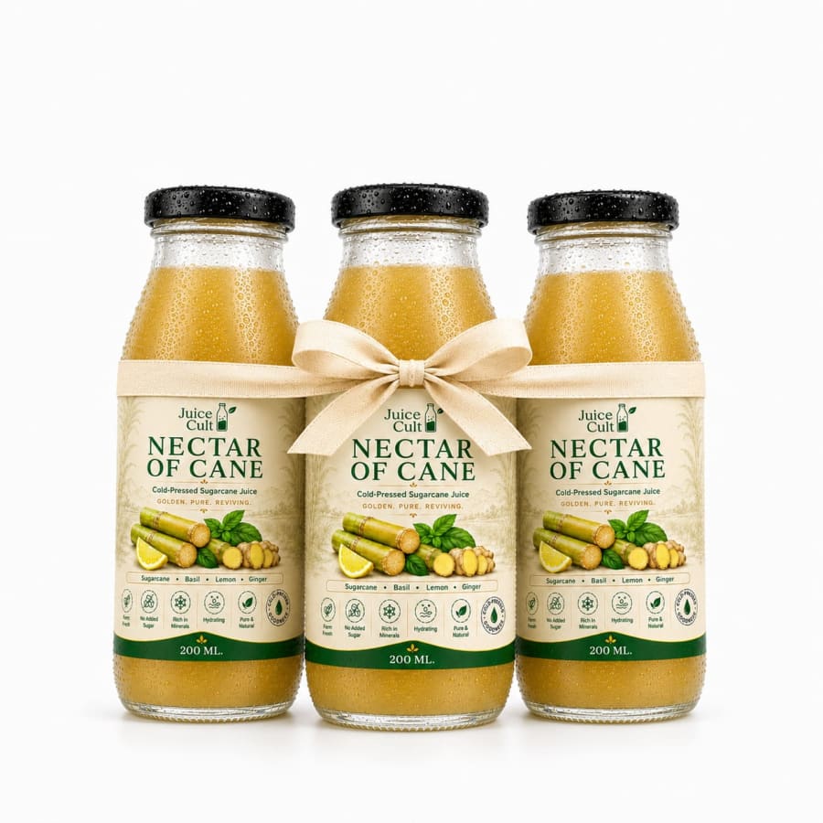 Sugarcane (200 ML) — cold-pressed Fruits from Juice Cult