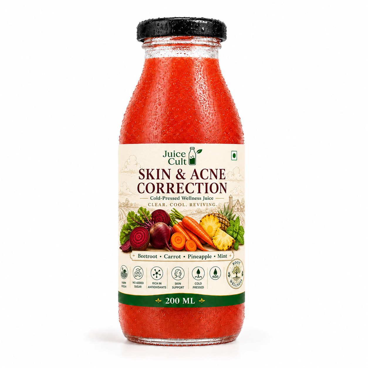 Skin & Acne Correction — cold-pressed Detox from Juice Cult