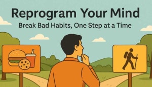 Cover image for Reprogram Your Mind: A Practical Guide to Breaking Bad Habits