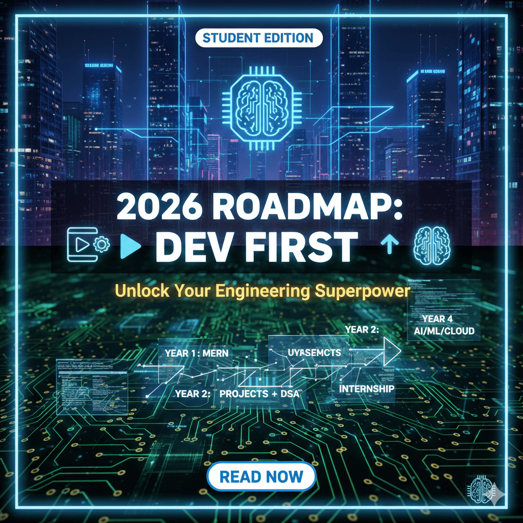 Banner for The 2026 Developer Roadmap: Why You Must Start with Dev (and Ignore the AI Hype)