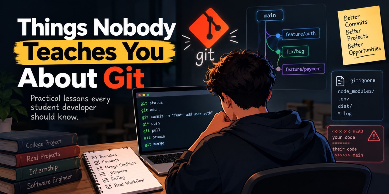 Banner for Things Nobody Teaches You About Git