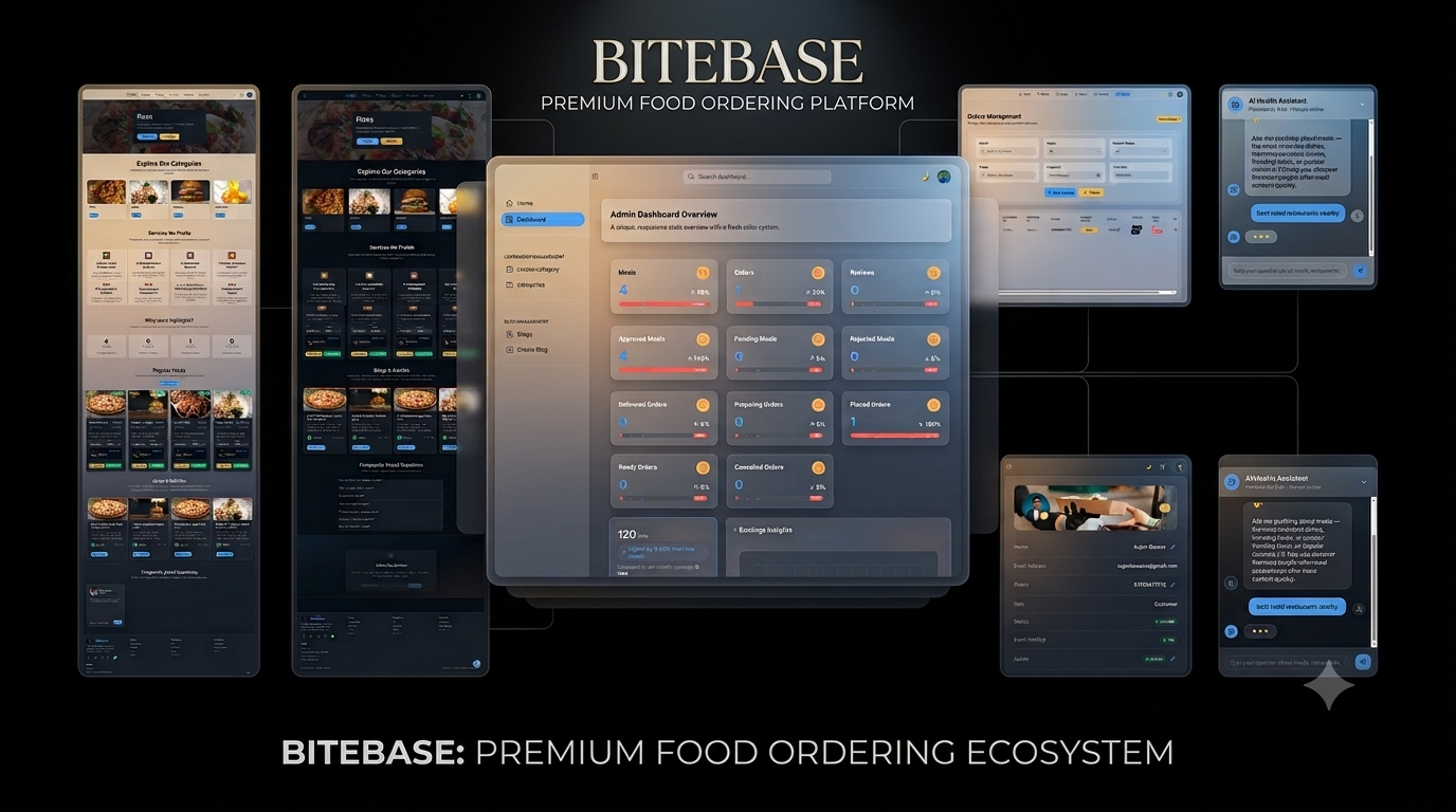Bitebase Advanced Full-Stack Multi-Vendor Food Ordering Platform