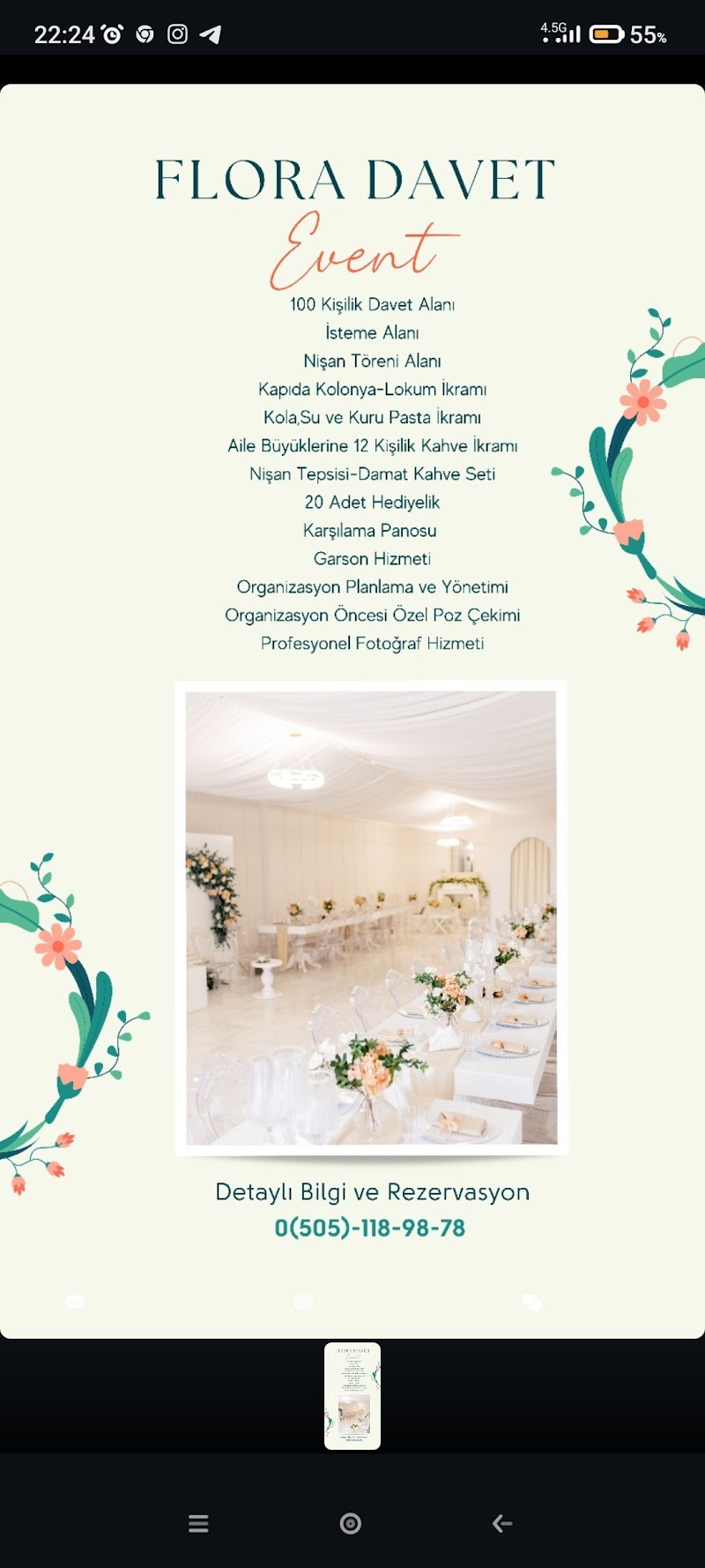 FLORA DAVET - Fotoğraf 1