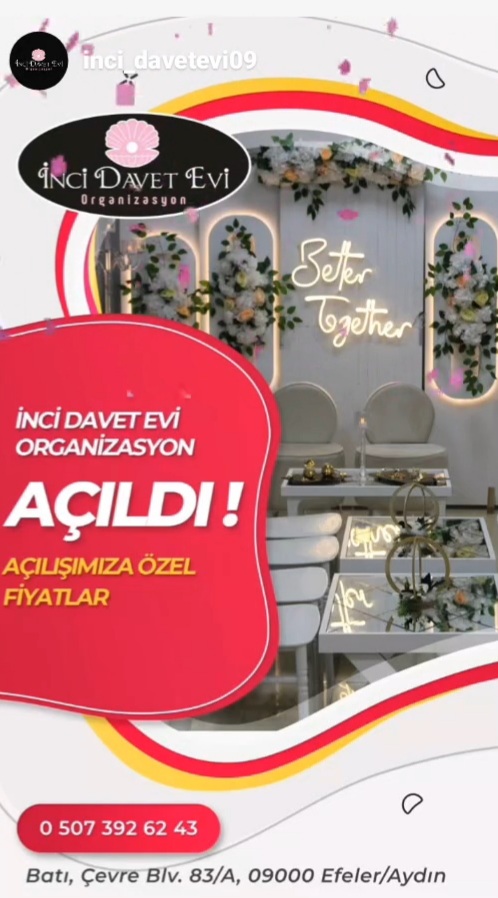 İnci Davet Evi & Organizasyon - Fotoğraf 1