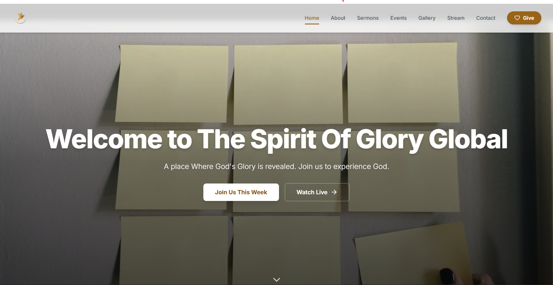 Spirit Of Glory World Assembly Website