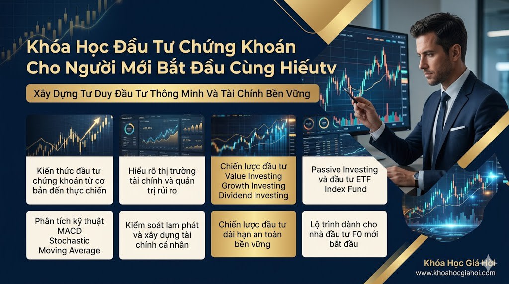 Khóa Học Đầu Tư Chứng Khoán Cho Người Mới Bắt Đầu Cùng Hiếutv