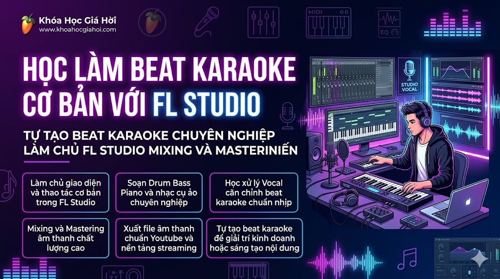 Học Làm Beat Karaoke Cơ Bản Với FL Studio
