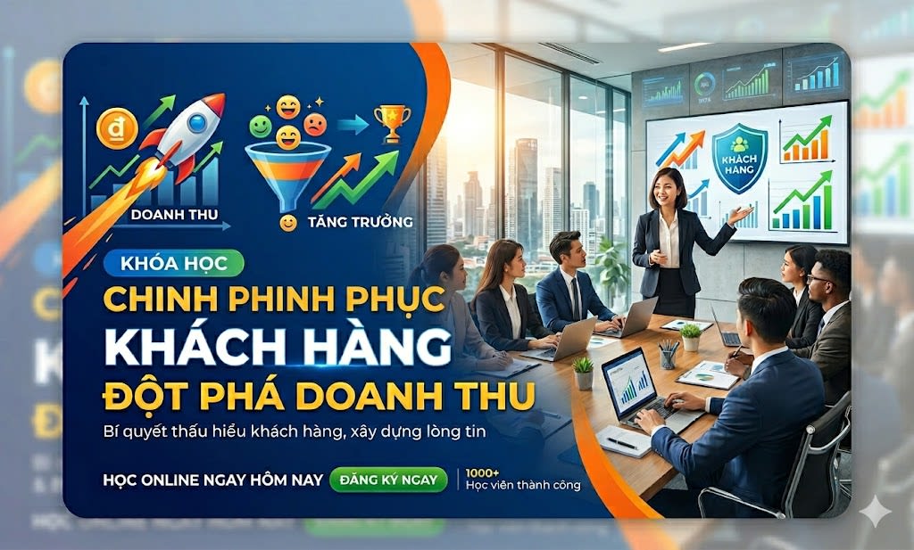 Khóa Học Chinh Phục Khách Hàng Đột Phá Doanh Thu Khóa Học Chinh Phục Khách Hàng Đột Phá Doanh Thu