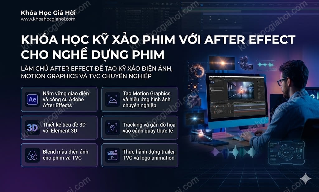 Khóa Học Kỹ Xảo Phim Với After Effect Cho Nghề Dựng Phim