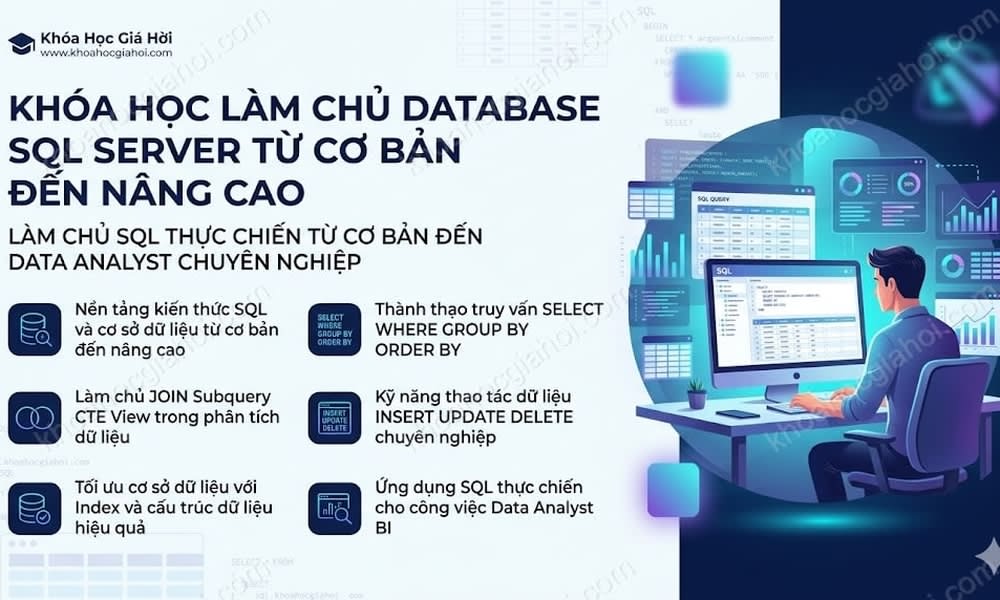 Khóa Học Làm Chủ Database (Sql Server): Từ Cơ Bản Đến Nâng Cao