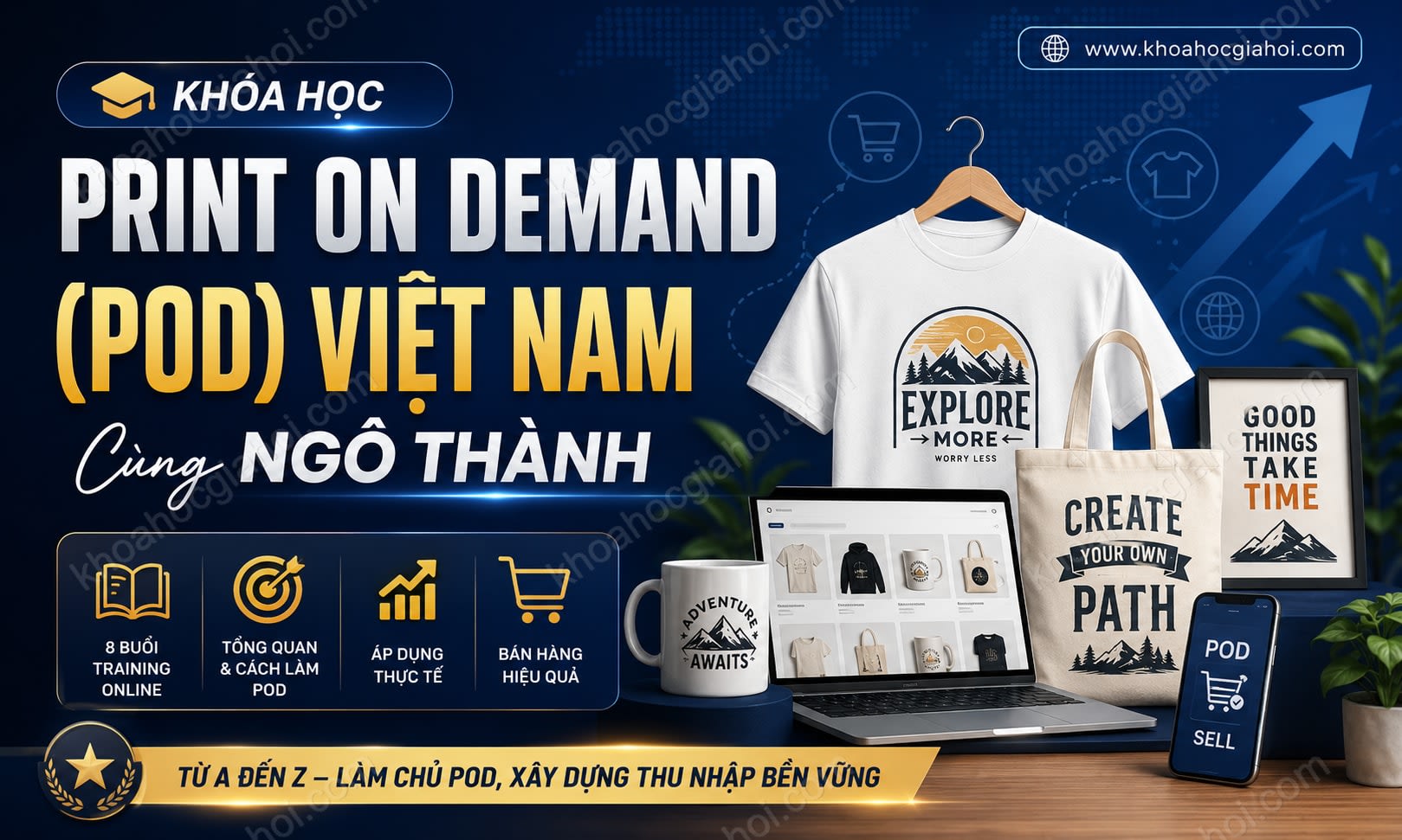 Khóa Học Print On Demand (POD) Việt Nam Cùng Ngô Thành
