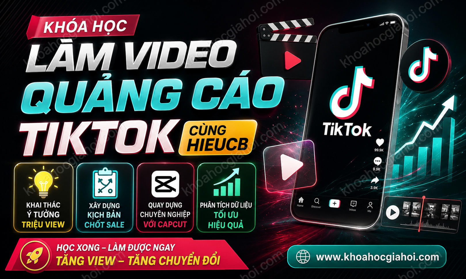 Khóa Học Làm Video Quảng Cáo Tiktok Cùng Hieucb