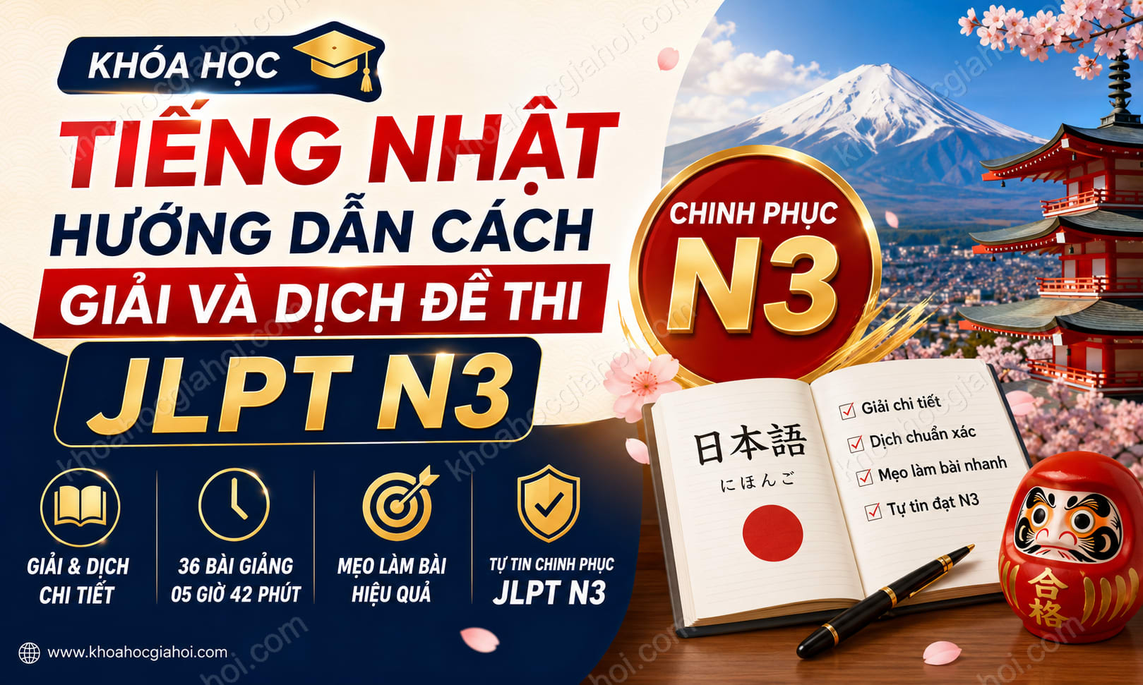 Khóa Học Tiếng Nhật Hướng Dẫn Cách Giải Và Dịch Đề Thi JLPT N3