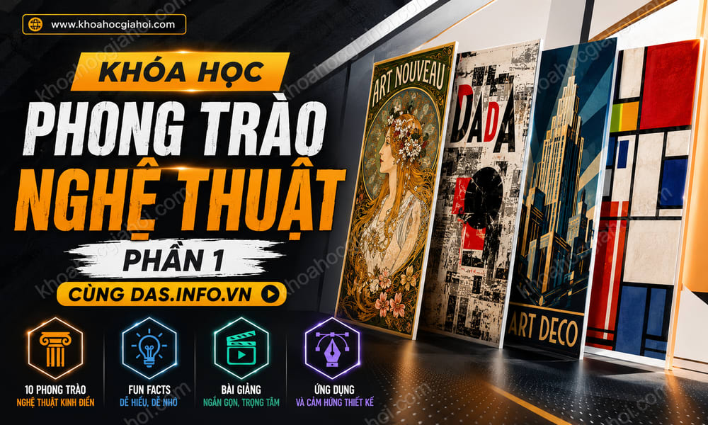 Khóa Học Phong Trào Nghệ Thuật Phần 1 Cùng DAS.info.vn