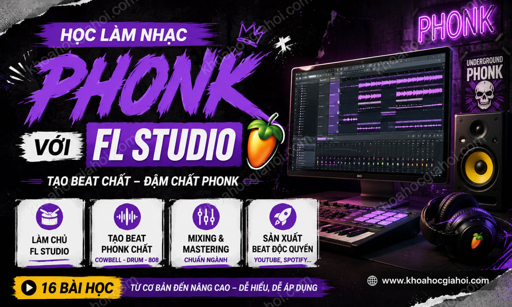 Học Làm Nhạc Phonk Với FL Studio