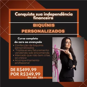 Imagem de CURSO PRAIA COM COSTURA criado por Gabi Abrahão na hotmart