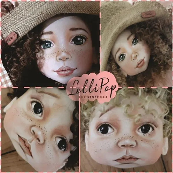 Imagem de Pintura realista em boneca de pano coleção 2022 curso 1 e 2 criado por Lollipop Store na hotmart